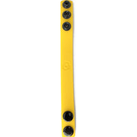 Boneyard Silicone Cock Strap - 3 Snap Ring - Yellow