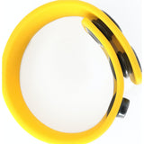 Boneyard Silicone Cock Strap - 3 Snap Ring - Yellow