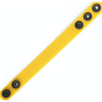 Boneyard Silicone Cock Strap - 3 Snap Ring - Yellow