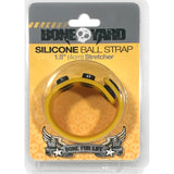 Boneyard 1.5in Silicone Ball Strap - 3 Snap - Yellow