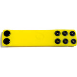 Boneyard 1.5in Silicone Ball Strap - 3 Snap - Yellow