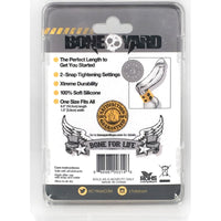 Boneyard 1.5in Silicone Ball Strap - 3 Snap - Yellow