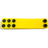 Boneyard 1.5in Silicone Ball Strap - 3 Snap - Yellow