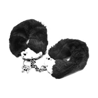 Fetish Pleasure Fluffy Hand Cuffs BLK