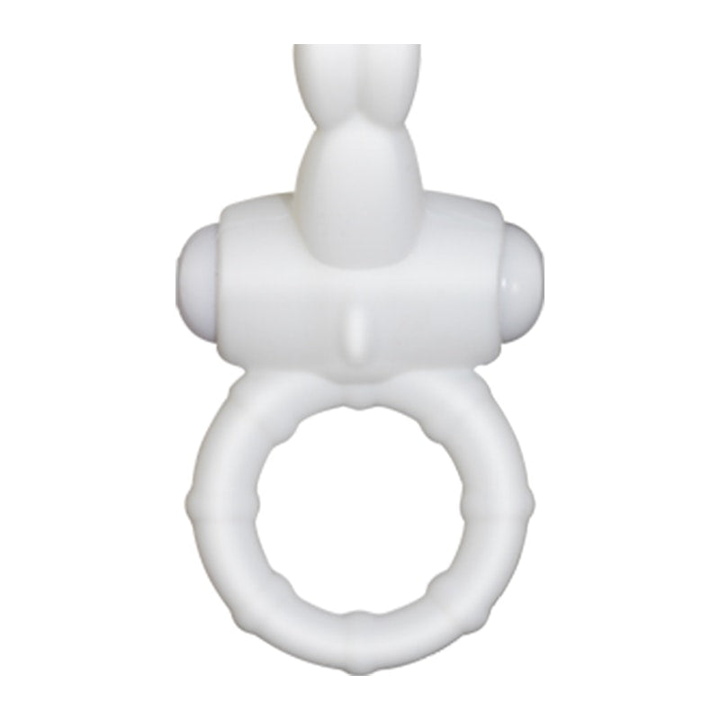 Power Clit Cockring Thriller White