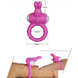 Power Clit Cockring Thriller White