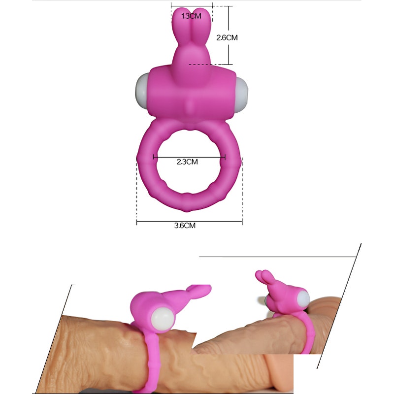 Power Clit Cockring Thriller White