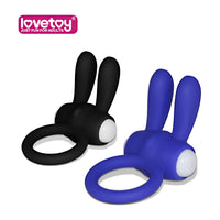 Power Clit Cockring Rabbit White