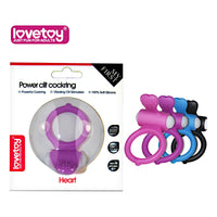 Power Clit Cockring Heart Pink