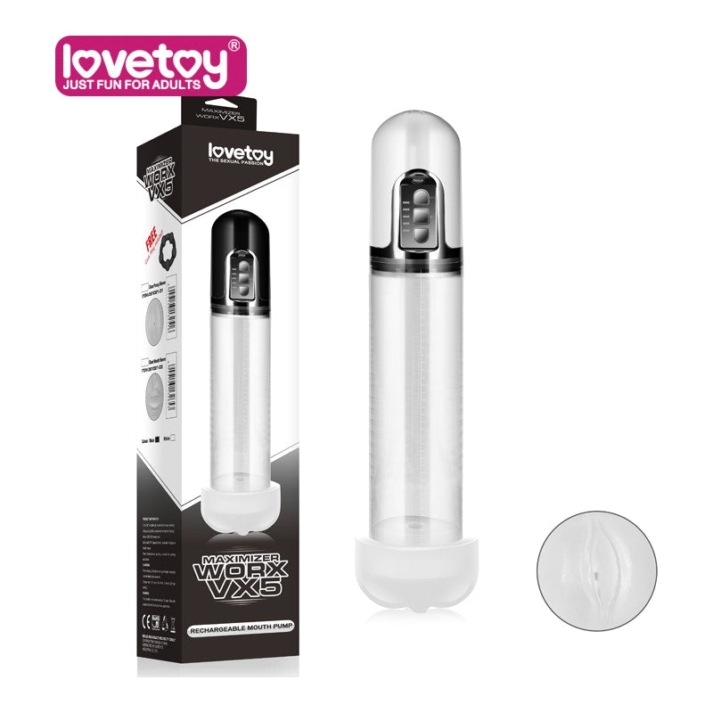 Maximizer Worx VX5 Rechargeable Pump White