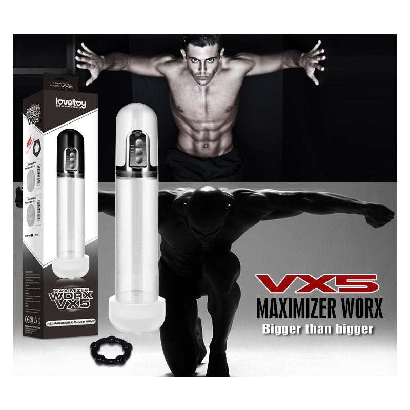 Maximizer Worx VX5 Rechargeable Pump White