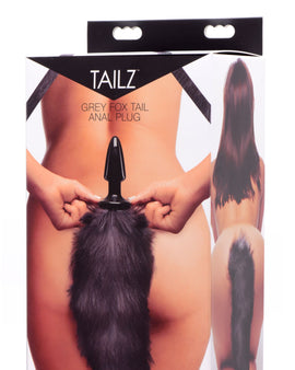 Fox Tail Anal Plug Grey