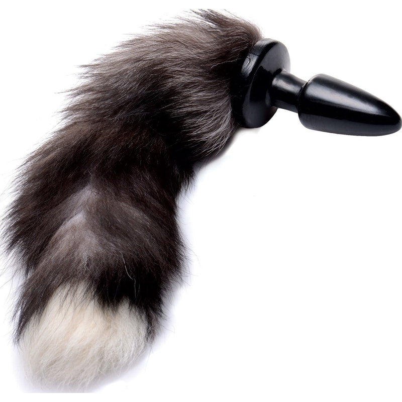 Fox Tail Anal Plug Grey