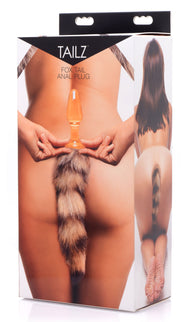 Fox Tail Glass Anal Plug