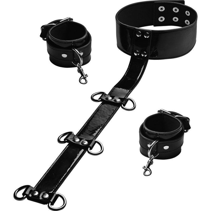 Bound Around Neck to Wrist Restraints