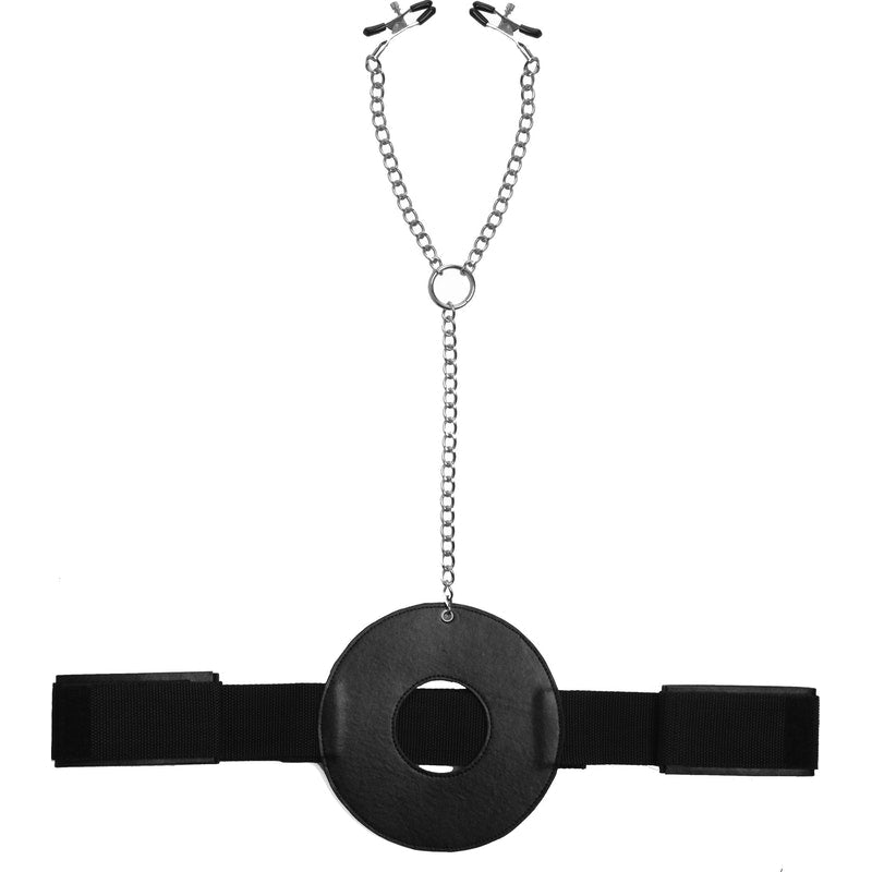 Detained Restraint System With Nipple Clamps