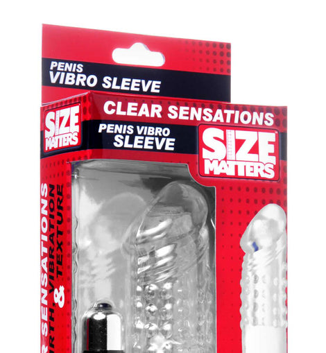 Clear Sensations Penis Extender Vibro Sleeve With Bullet