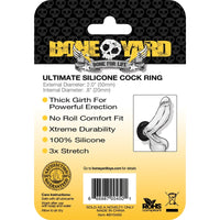 Ultimate Silicone Cock Ring Black