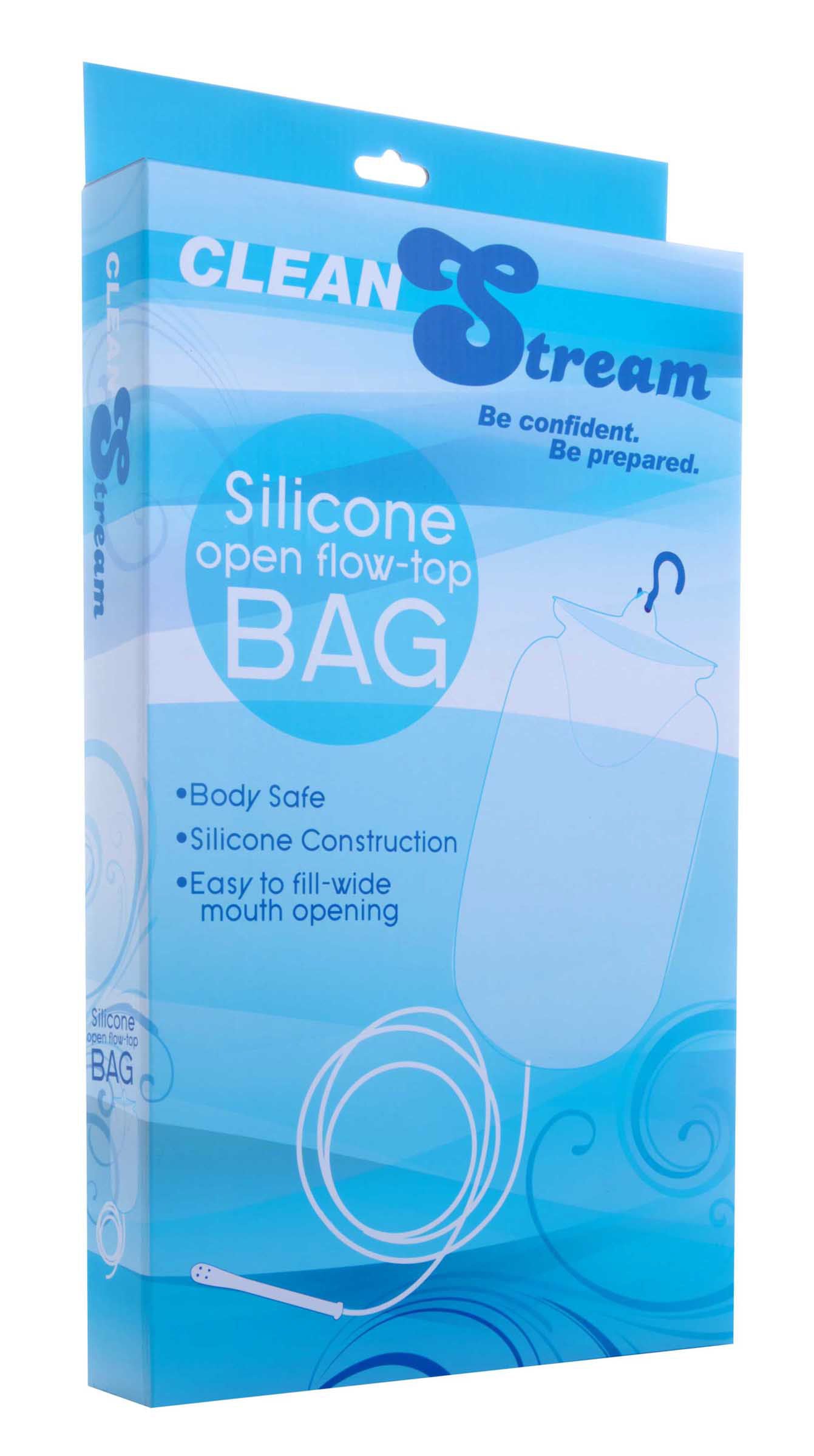 Silicone Open Flow Top Enema Bag System