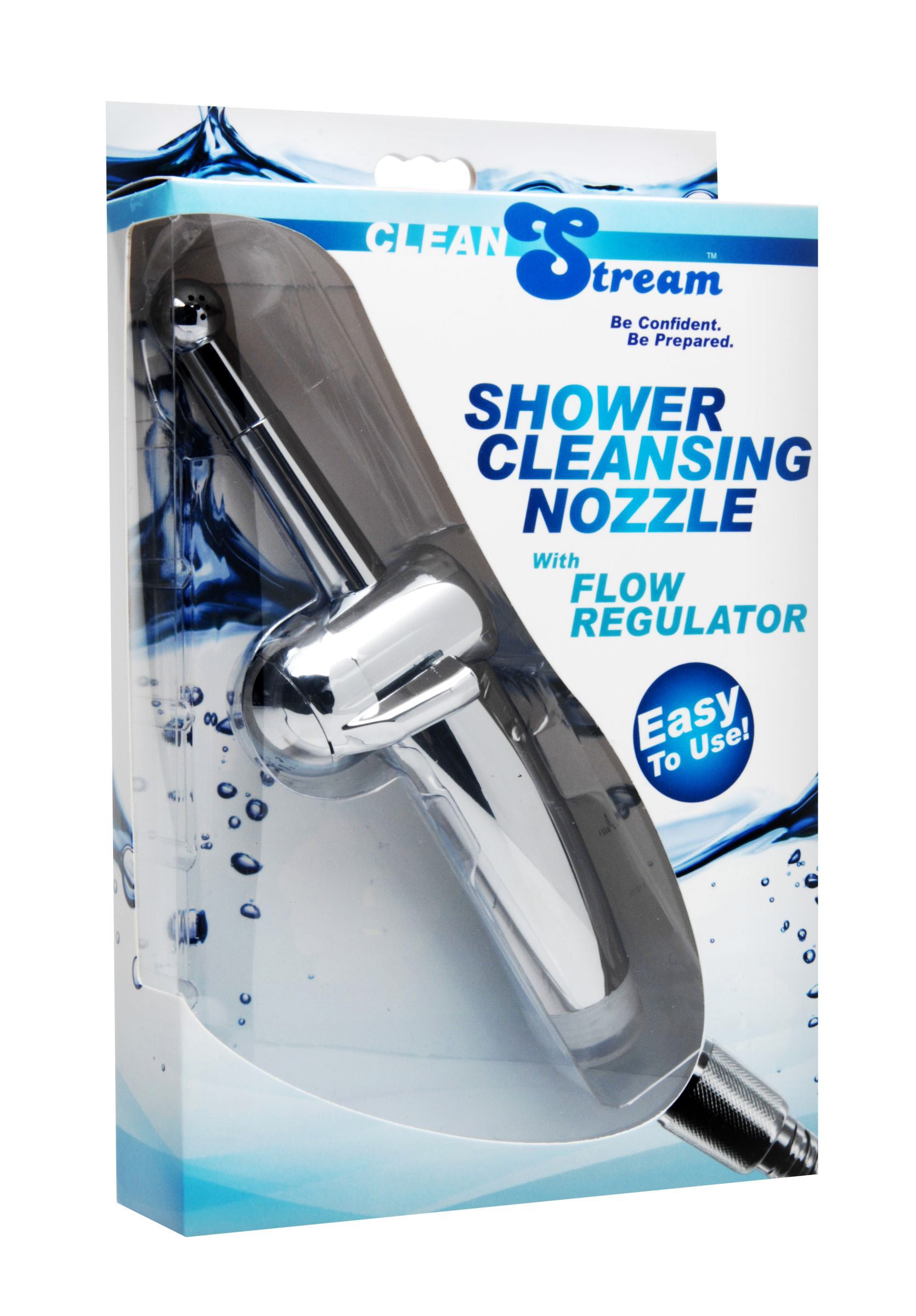 Shower Cleansing Nozzle with Flow Regulator