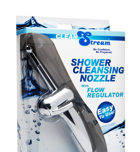 Shower Cleansing Nozzle with Flow Regulator