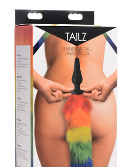 Rainbow Tail Silicone Butt Plug