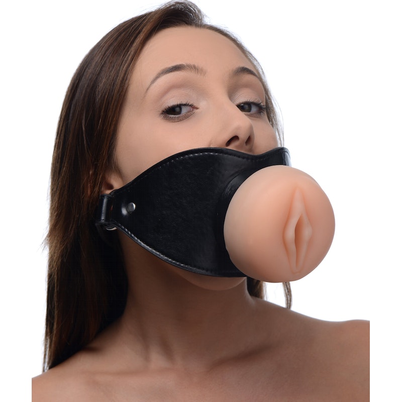 Pussy Face Oral Sex Mouth Gag