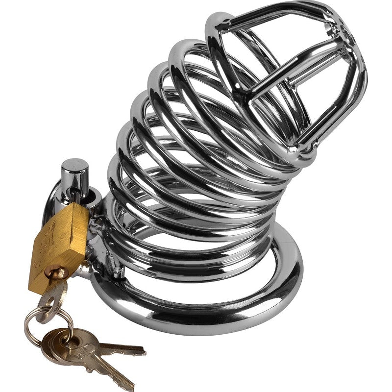 Metal Chastity Jailed Cage