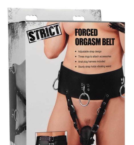 Forced Orgasm Wand Holder Belt