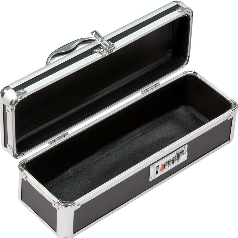 Lockable Medium Vibrator Case Black