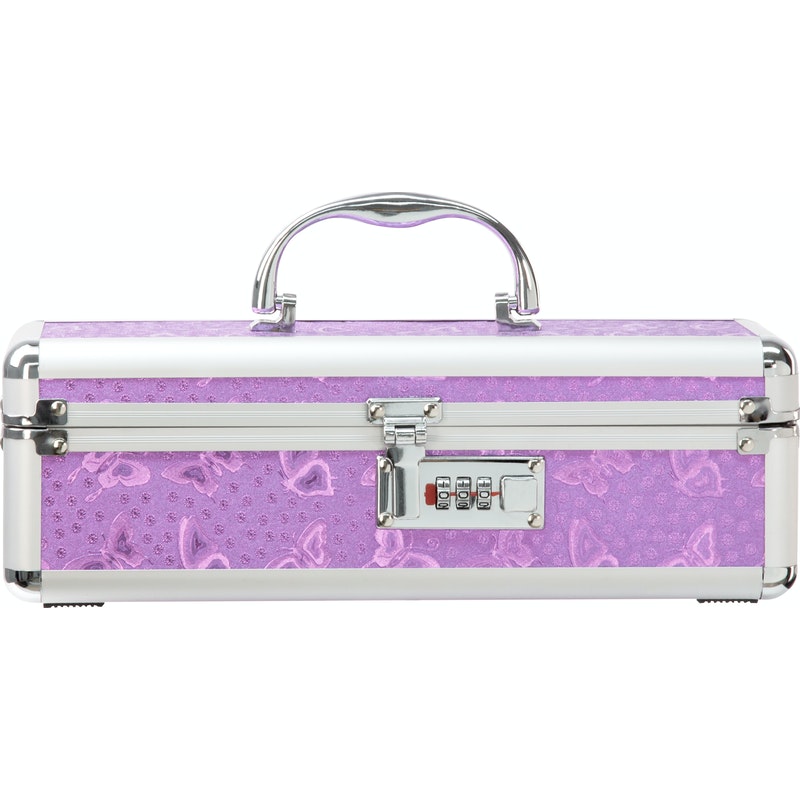 Lockable Medium Vibrator Case Purple