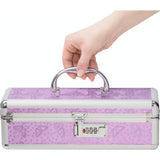 Lockable Medium Vibrator Case Purple