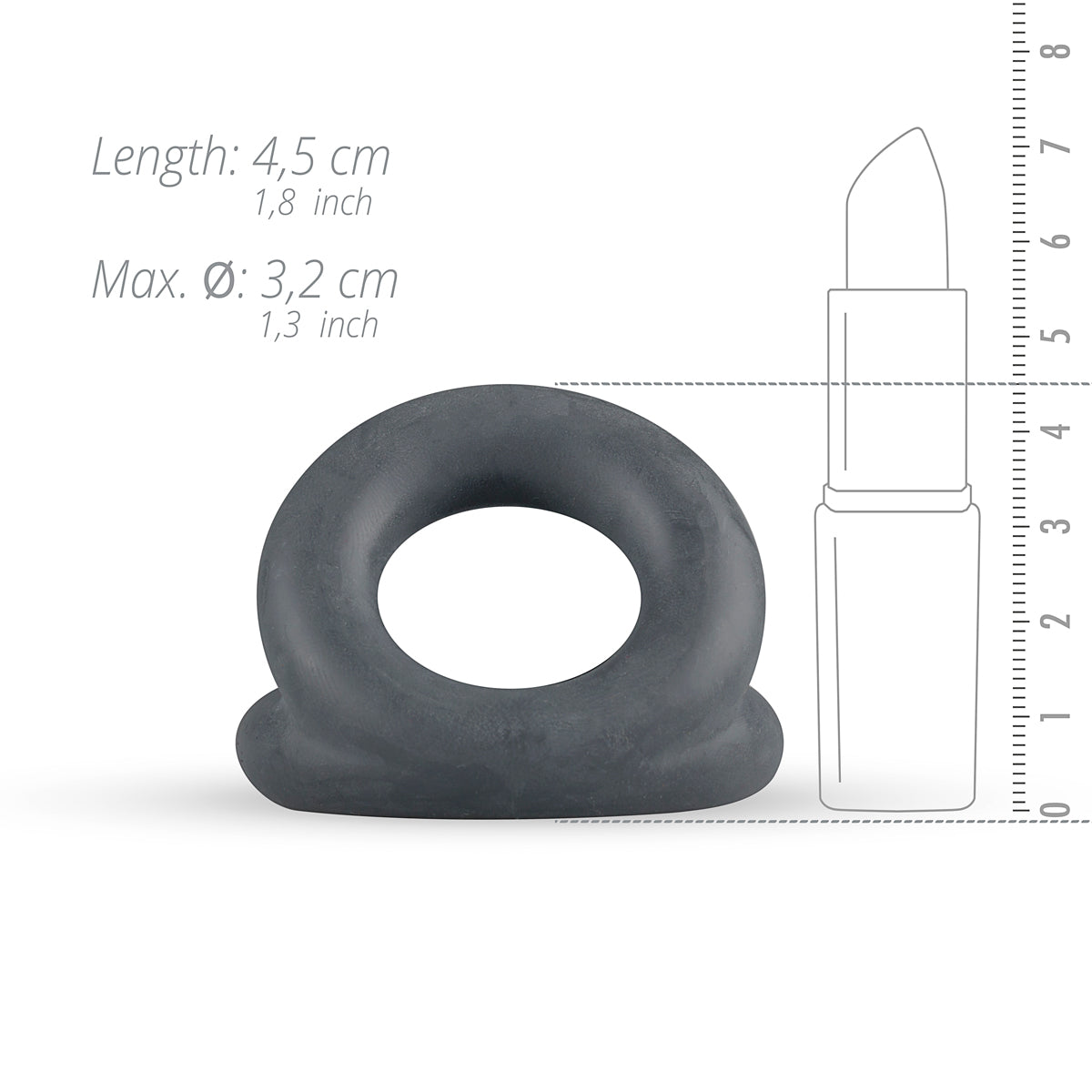 Liquid Silicone Triple Cock Ring