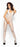 Bodysuit With Open Cleavage White