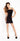Mini Dress Black With Open Sides