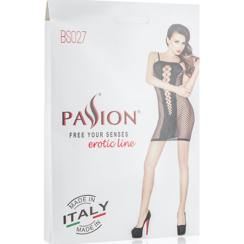 Dress Translucent With Open Sides Red