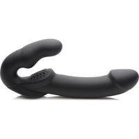 Evoke Rechargeable Vibrating Silicone Strapless Strap On