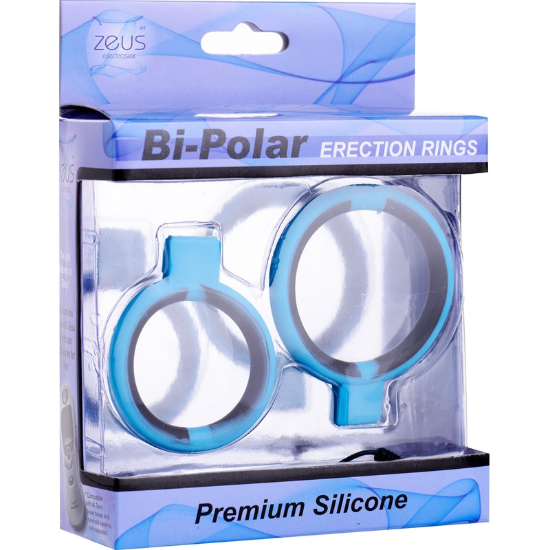 Zeus Bi-Polar Electrosex Cock Ring Set