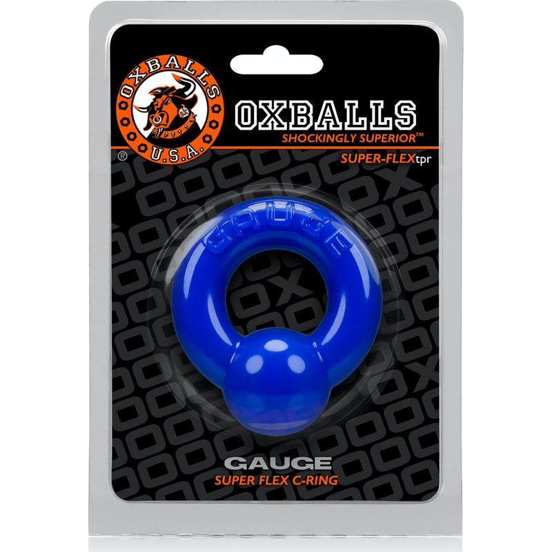 Gauge Cockring Police Blue