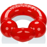 Ultraballs 2 Pack Cockring Steel And Red