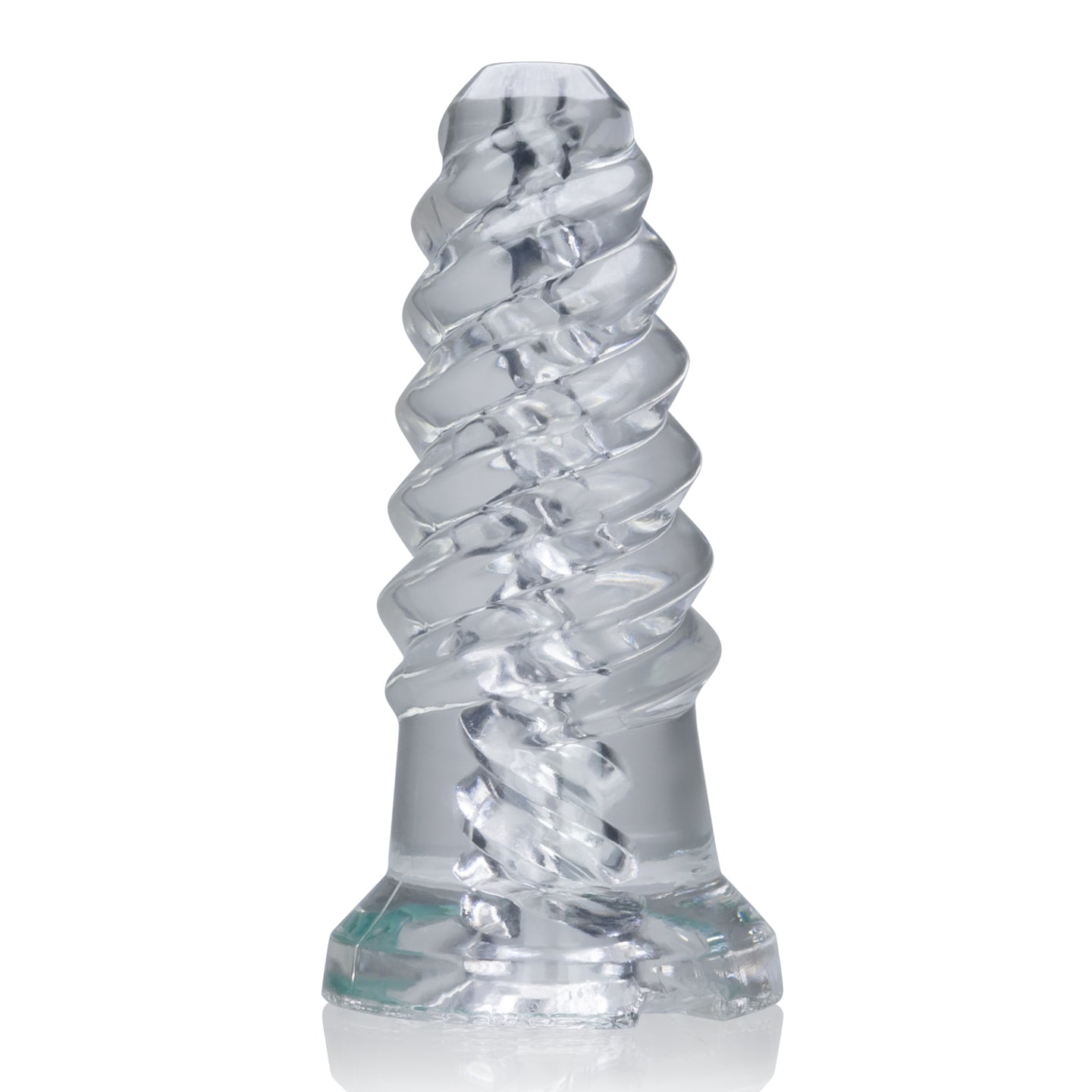 ScrewD Super Squish Corkscrew Jackoff Toy Clear