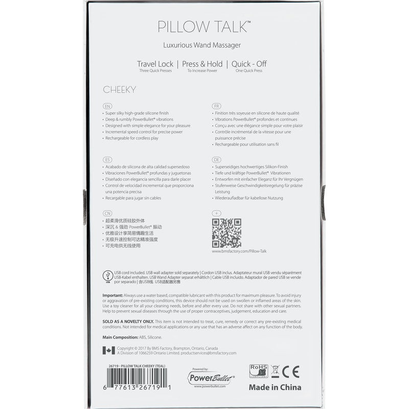 Pillow Talk Cheeky Teal