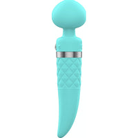 Pillow Talk Sultry Dual Ended Warming Massager Teal