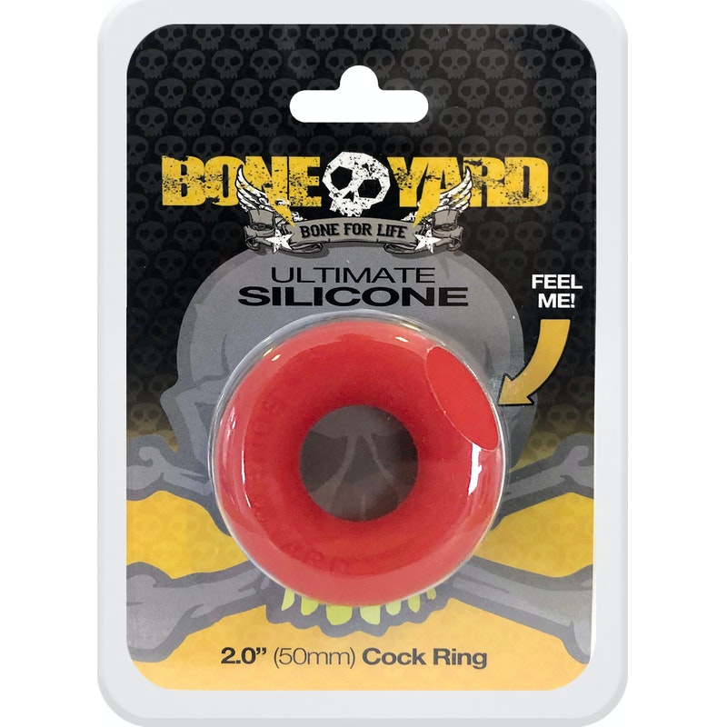 Ultimate Silicone Cock Ring Red