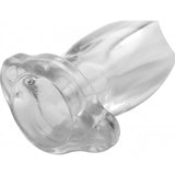 PeepHole Clear Hollow Anal Plug Small