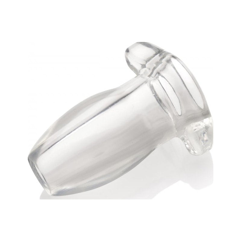 PeepHole Clear Hollow Anal Plug Small