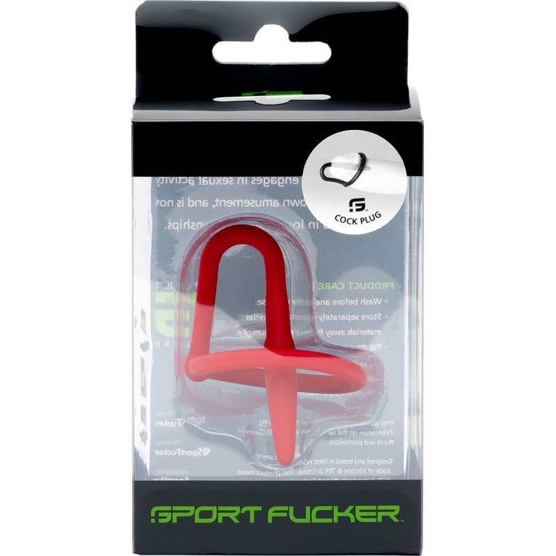 Cock Plug By Sport Fucker Red