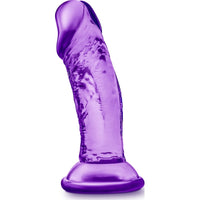 B Yours Sweet N Small  Dildo with Suction Cup 4in Purple