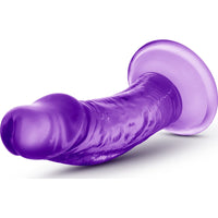 B Yours Sweet N Small  Dildo with Suction Cup 4in Purple