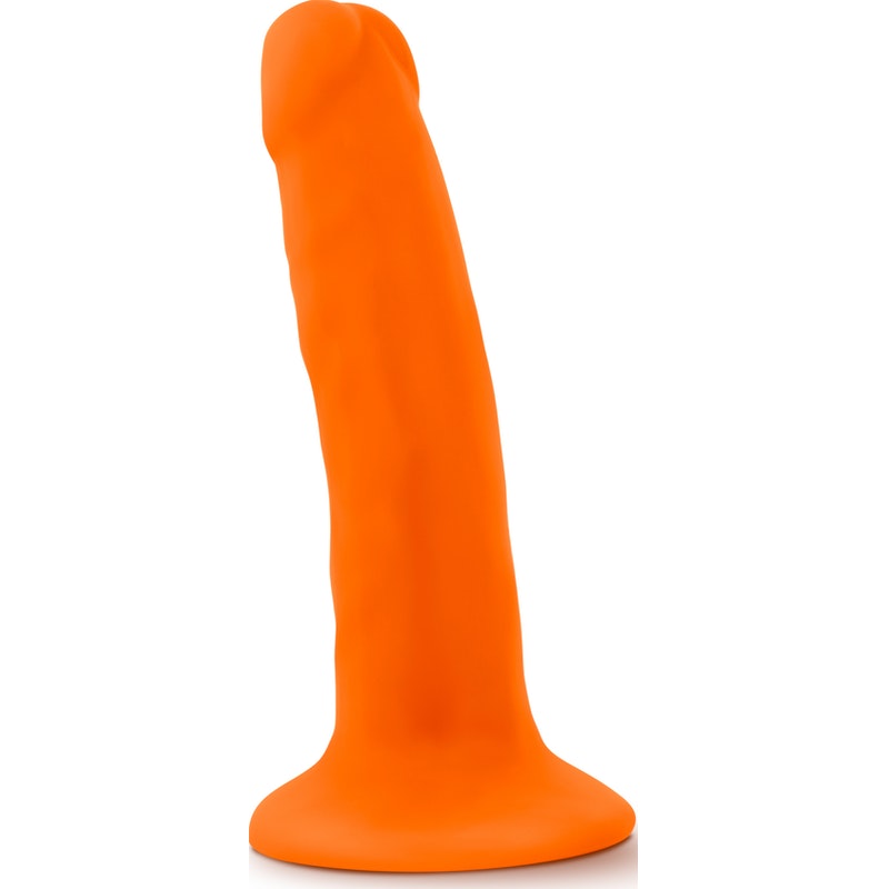 Neo Dual Density Cock Neon 6 Inch Orange